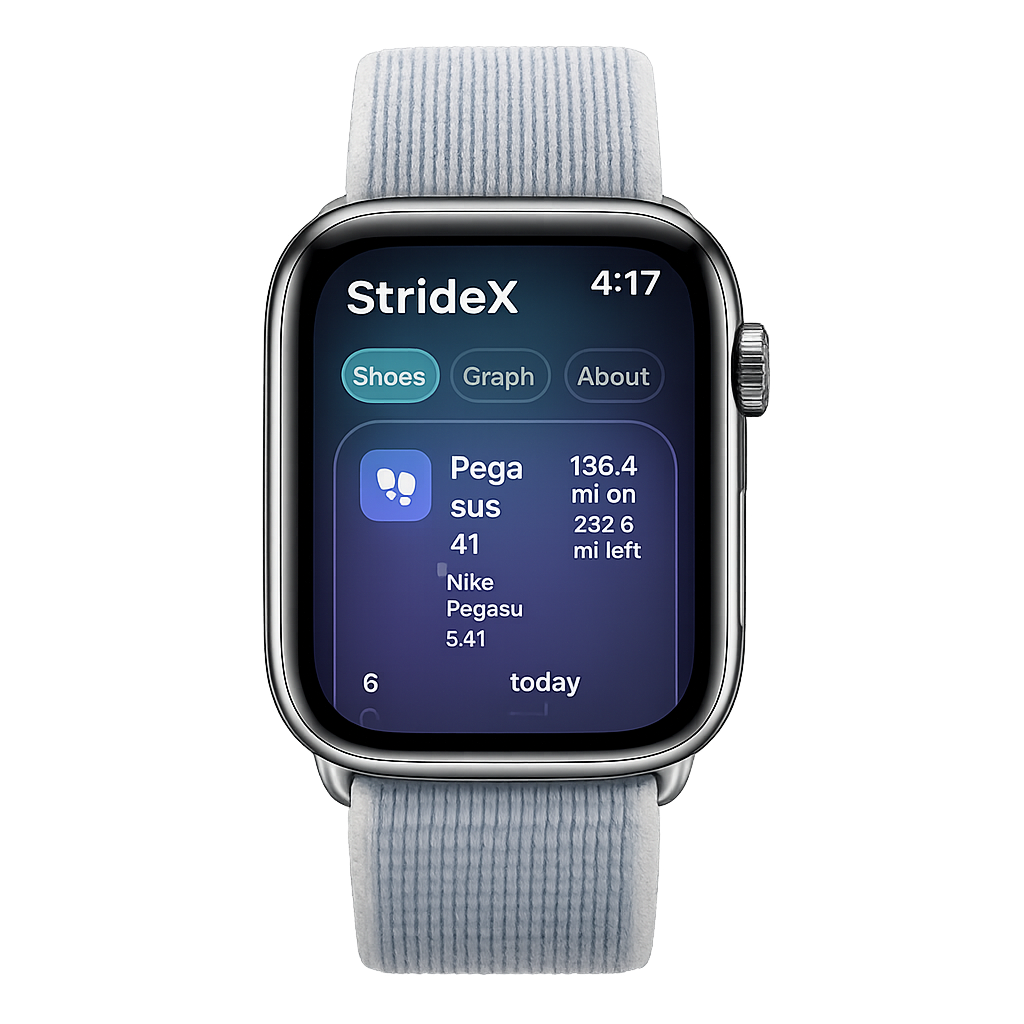 StrideX Apple Watch preview