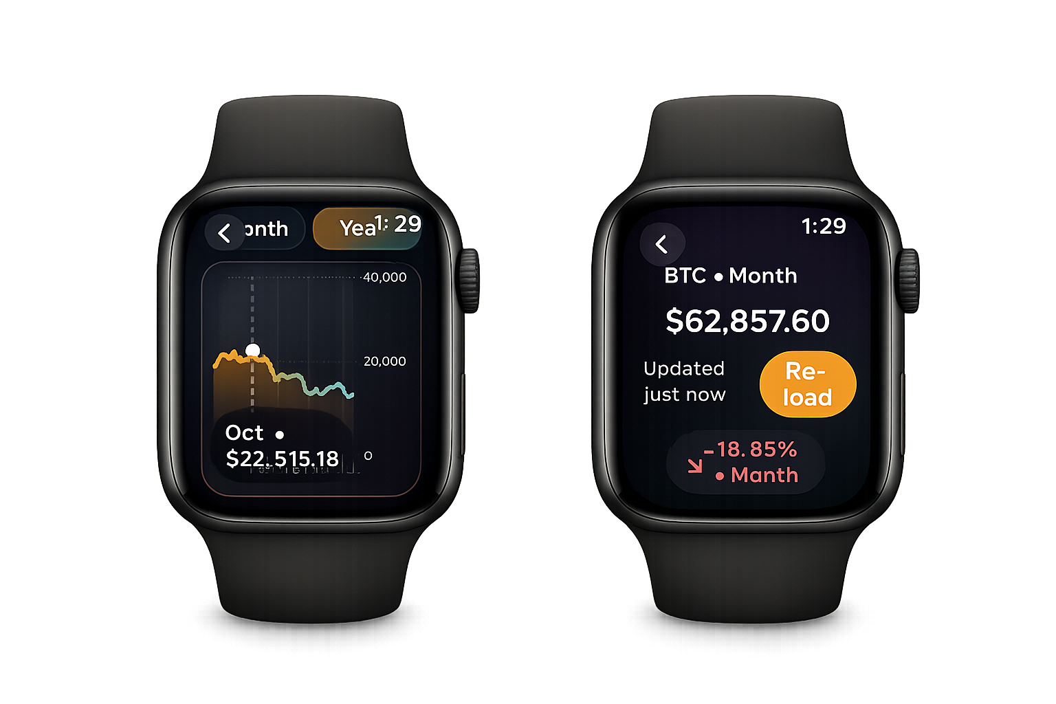WristFolio Apple Watch previews